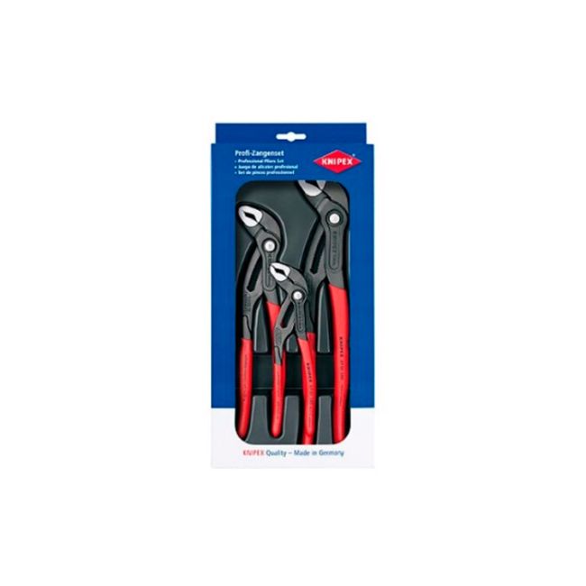 Набір кліщів KNIPEX Cobra 00 20 09 V02, в текстильному чохлі