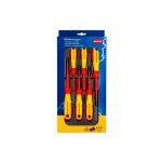 Набір діелектричних викруток із завуженим робочим кінцем KNIPEX 00 20 12 V05, шліц/PlusMinus