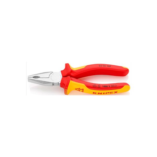 Плоскогубці комбіновані KNIPEX VDE 03 06 160