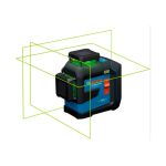 Лазерний лінійний нівелір Bosch GLL 80-33 G Professional з батарейками, тримачем LB 10 та аксесуарами (0601065500)