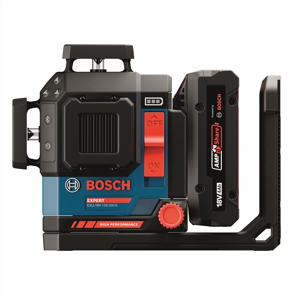 Лінійний лазерний нівелір Bosch EXPERT EXLL18V-120-33CG+DK20+Lboxx+TP (0601065B01)