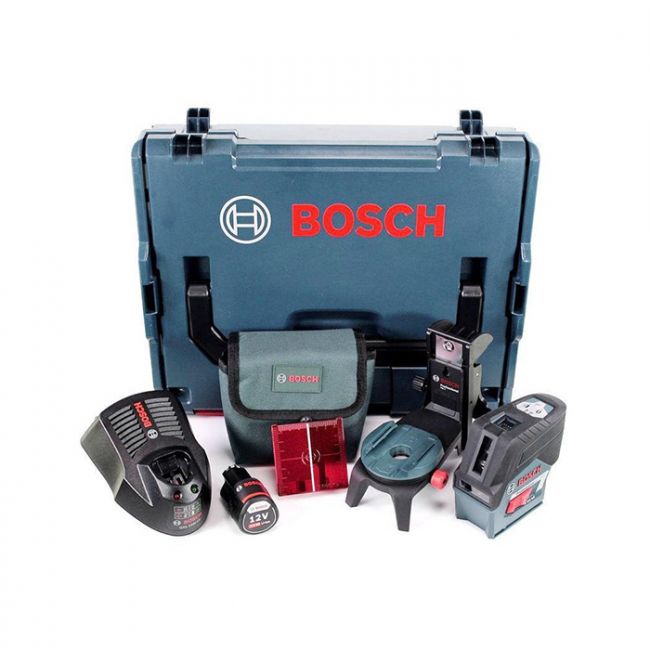 Лазерний нівелір Bosch GCL 2-50 C + RM 2 + BM 3 + 12V (L-Boxx) (0601066G03)