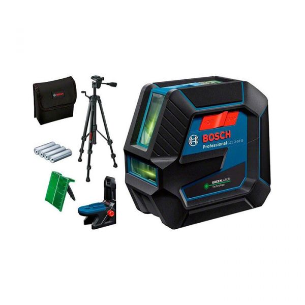 Лазерний нівелір Bosch GCL 2-50 G+RM 10+BT 150 (0601066M01)