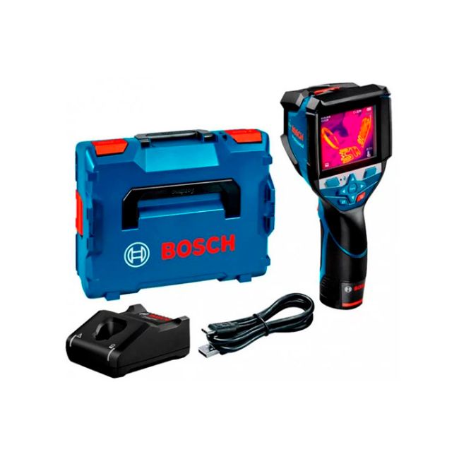 Термодетектор Bosch Professional GTC 600 C в L-BOXX з акб GBA 12V 2.0Ah і з/п GAL 12V-40 (0601083500)