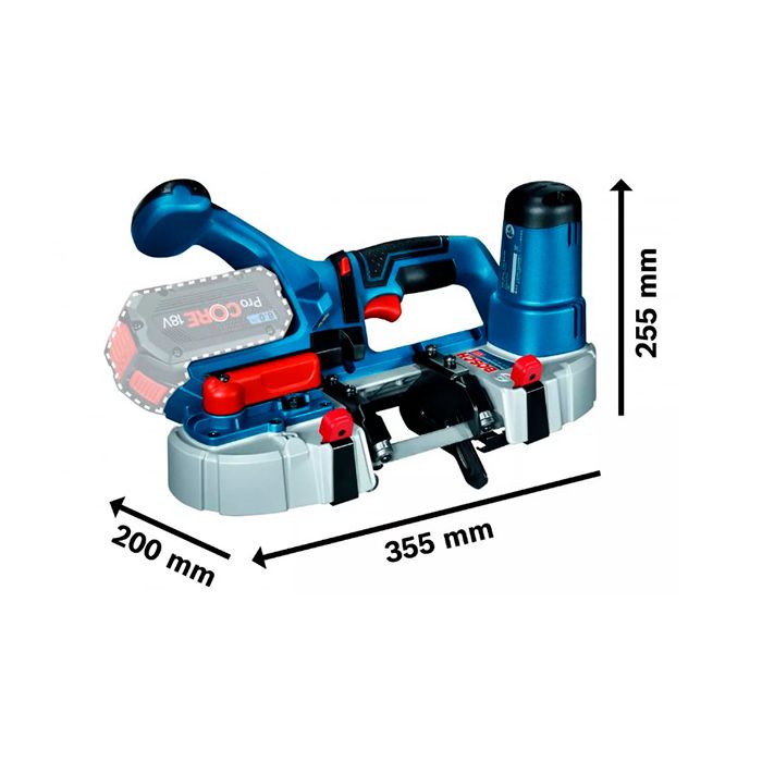 Акумуляторна стрічкова пила Bosch GCB 18V-63 (06012A0400)