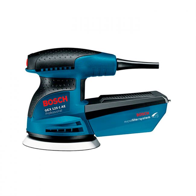 Ексцентрикова шліфувальна машина Bosch GEX 125-1 AE (0601387500)