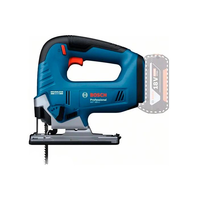 Акумуляторний лобзик Bosch Professional GST 185-LI без акб і з/п (06015B3021)
