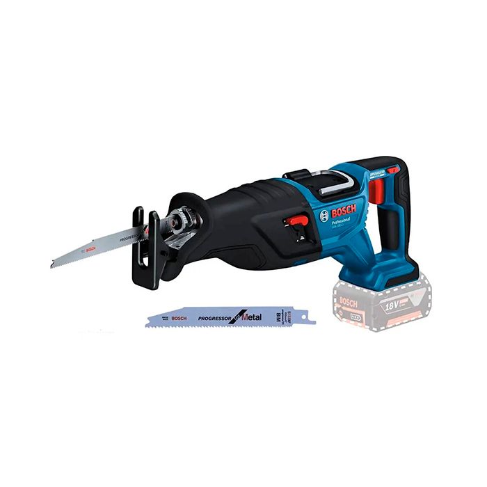Акумуляторна ножівка Bosch Professional GSA 185-LI без акб і з/п з 2 пиляльними полотнами (06016C0020)