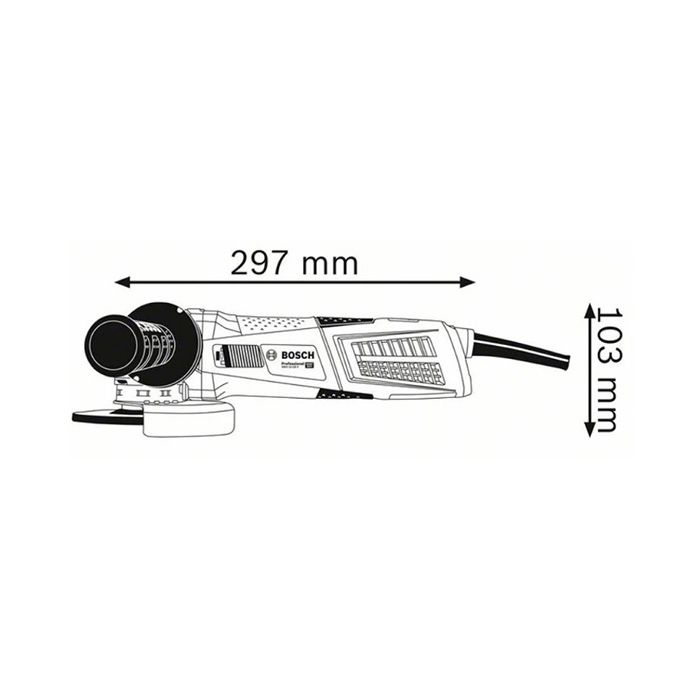 Болгарка Bosch GWX 10-125 Professional з системою X-LOCK, 1 кВт, 125 мм (06017B3000)