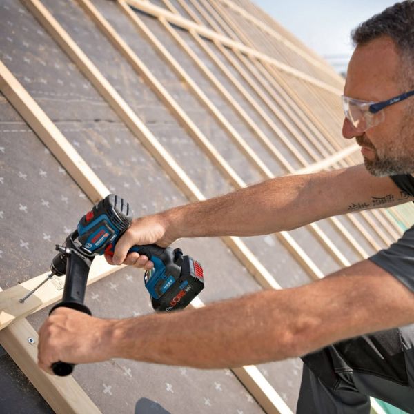Акумуляторний дриль-шурупокрут Bosch GSR 18V-150 C Professional у L-Boxx, с 2 акб ProCore 8.0 Ah, з/п і модуль Bluetooth (06019J5005)