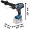 Акумуляторний ударний дриль-шурупокрут Bosch GSB 18V-150 C Professional у L-Boxx із 2 акб ProCore 8.0 Ah, з/у GAL 1880 CV, модуль Bluetooth (06019J5105)