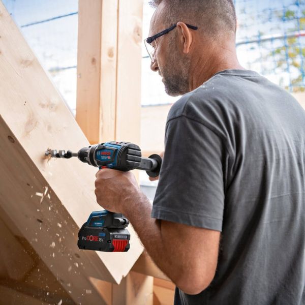 Акумуляторний ударний дриль-шурупокрут Bosch GSB 18V-150 C Professional у L-Boxx із 2 акб ProCore 8.0 Ah, з/у GAL 1880 CV, модуль Bluetooth (06019J5105)