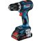 Акумуляторний ударний дриль-шурупокрут Bosch GSB 18V-90 C Professional в L-Boxx 136 з 2 акб ProCORE 18V 4.0Ah та з/п GAL 18V-40 (06019K6104)