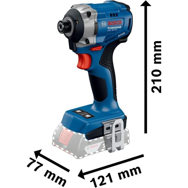 Акумуляторний ударний гайкокрут Bosch GDR 18V-215 Professional без акб та з/п, в картоні (06019N2020)