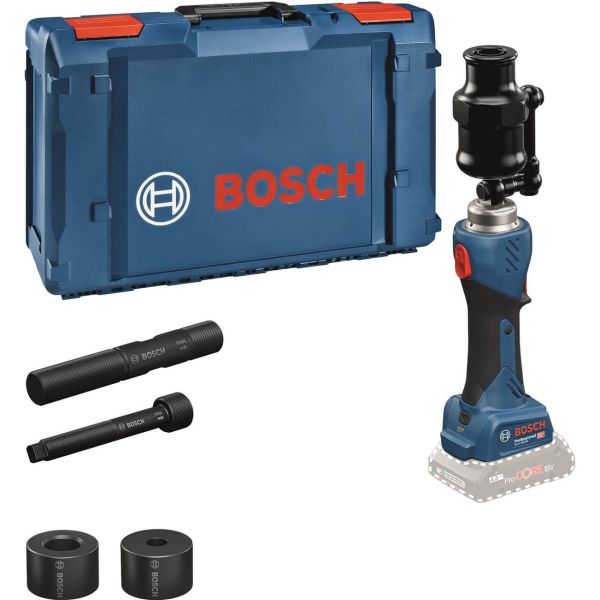 Акумуляторний гідравлічний пробійник Bosch GLH 18V-60 Professional без акб і з/п, з комплектом насадок у XL-BOXX (06019P0200)