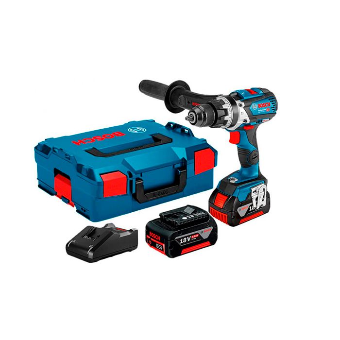 Аккумуляторная ударная дрель-шуруповерт Bosch GSB 18V-110 C (L-Boxx) (06019G030D)