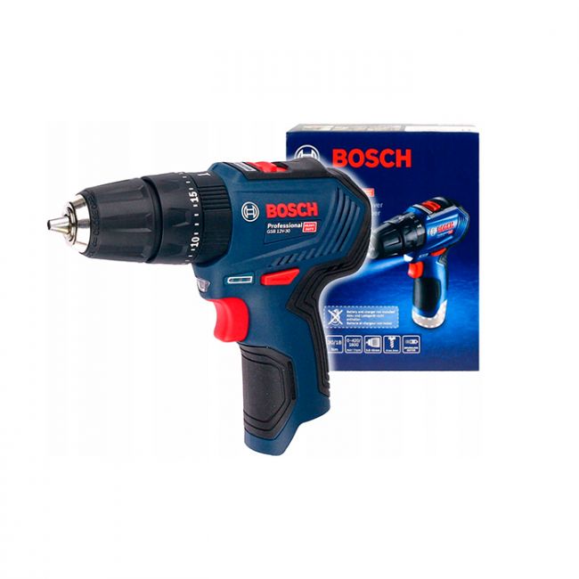 Акумуляторний ударний дриль-шуруповерт Bosch GSB 12V-30 (каркас) (06019G9102)