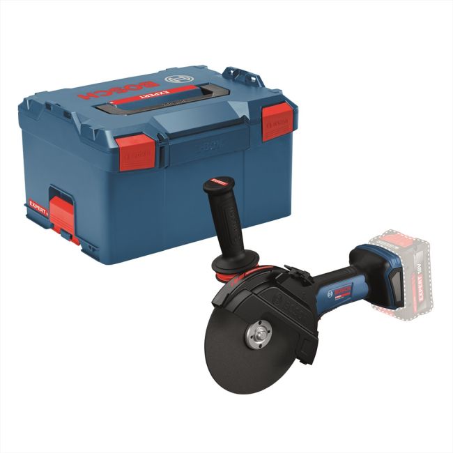 Акумуляторна кутова шліфувальна машина Bosch EXPERT EXWS18V-180P (solo, L) (06019H6M00)