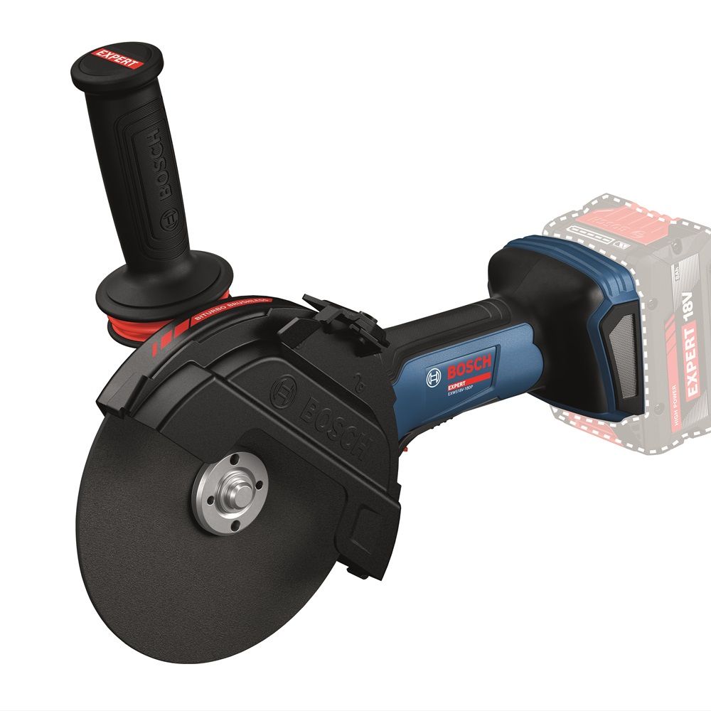 Акумуляторна кутова шліфувальна машина Bosch EXPERT EXWS18V-180P (solo, L) (06019H6M00)