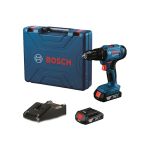 Акумуляторний ударний дриль-шурупокрут Bosch Professional GSB 183-LI з 2 акб GBA 18V 2 Ah і з/п GAL 18V-20 в кейсі (06019K9100)