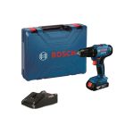 Акумуляторний ударний дриль-шурупокрут Bosch Professional GSB 183-LI з акб GBA 18V 2 Ah і з/п GAL 18V-20 в кейсі (06019K9101)