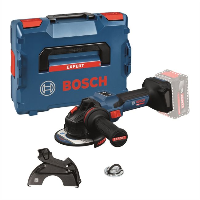Акумуляторна кутова шліфувальна машина Bosch EXPERT EXWS18V-15S (solo; L; 125mm) (06019M6001)