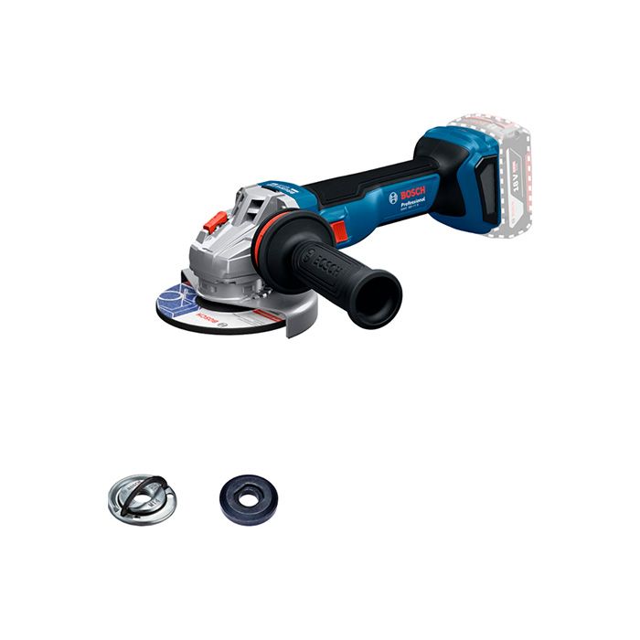 Акумуляторна кутова шліфувальна машина Bosch GWS 18V-11 S Professional L-BOXX (АКБ і ЗП) (06019N4002)