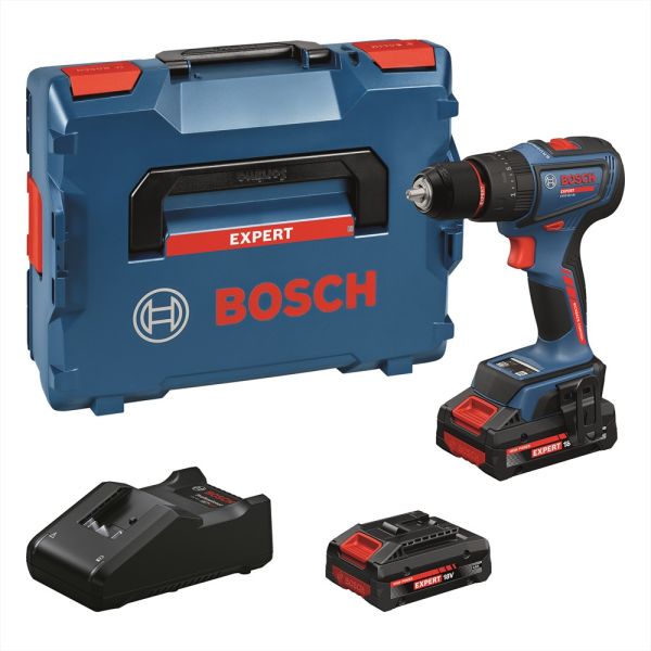 Ударний дриль-шуруповерт Bosch EXPERT EXSB18V-90 (2x4.0Ah EXBA, GAL 18V-40, L) (06019R3101)