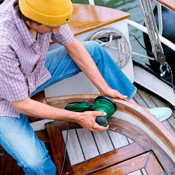 Ексцентрикова шліфмашина Bosch PEX 220 A, 1 шліфувальний аркуш Red Wood (0603378000)