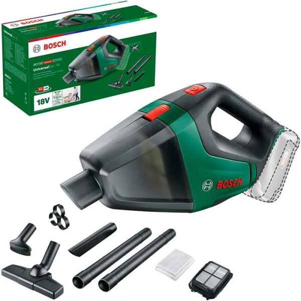 Пилосос акумуляторний Bosch UniversalVac 18, без акб і з/п (06033B9102)