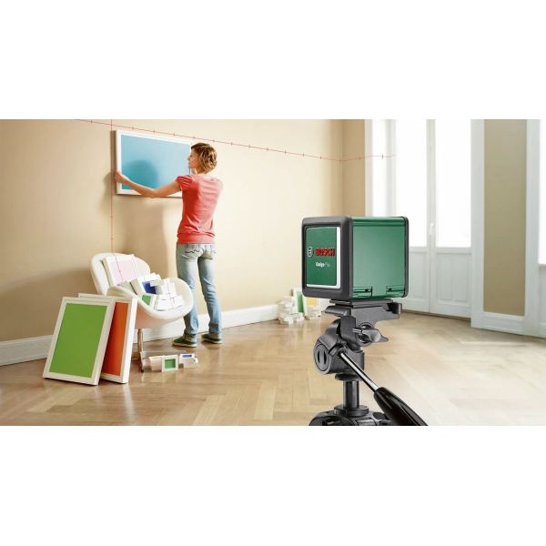 Лазерний нівелір Bosch Quigo Plus зі штативом та мішенню (0603663602)