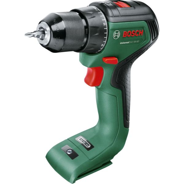 Акумуляторний дриль-шурупокрут Bosch UniversalDrill 18V-60 без акб і з/п (06039D7000)