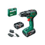 Акумуляторний ударний дриль-шурупокрут Bosch Universal Impact 18 V-60 із 2 акб 2 Ah, з/п AL 18 V-20 (06039D7102)