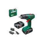 Акумуляторний дриль-шуруповерт Bosch Easydrill 18V-40 з 2 акб 1,5Aч, з/п AL 18V-20 в кейсі (06039D8002)