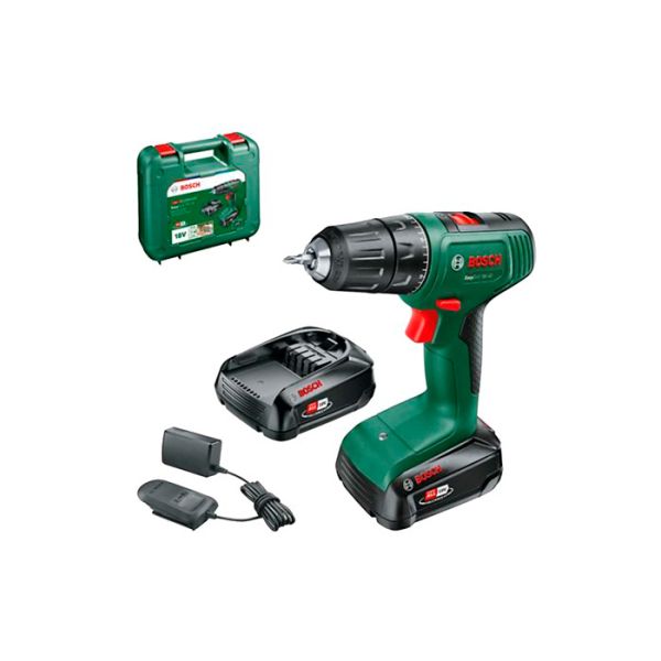 Акумуляторний дриль-шуруповерт Bosch Easydrill 18V-40 з 2 акб 1,5Aч, з/п AL 18V-20 в кейсі (06039D8002)