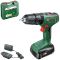Акумуляторний ударний дриль-шурупокрут Bosch EasyImpact 18V-40 з 1 акб 2 Ah, з/у AL 18 V-20 (06039D8107)