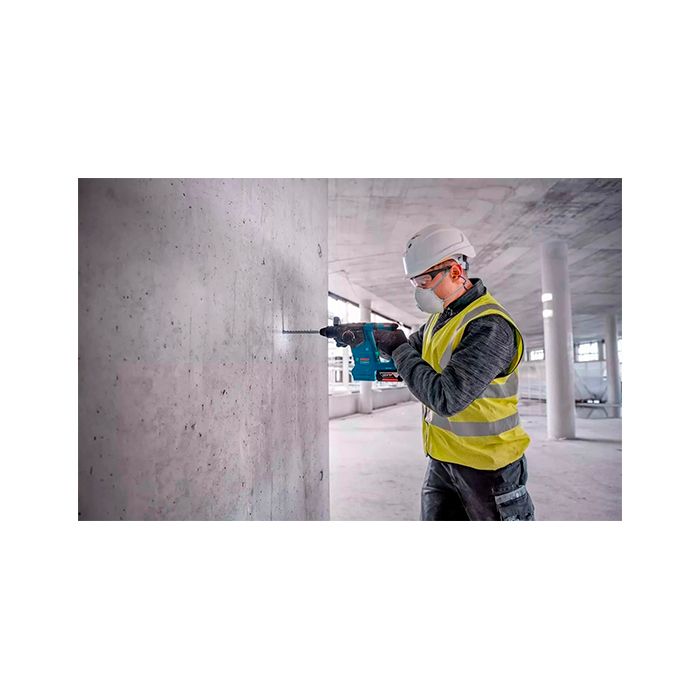 Акумуляторний перфоратор Bosch Professional GBH 187-LI в чемодані з 2 акб GBA 18V 5Ah та з/п GAL 1880 CV (0611923121)