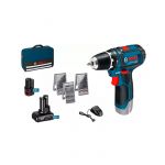 Акумуляторний дриль-шурупокрут Bosch GSR 12V-15 Set Professional (0615990G6L)