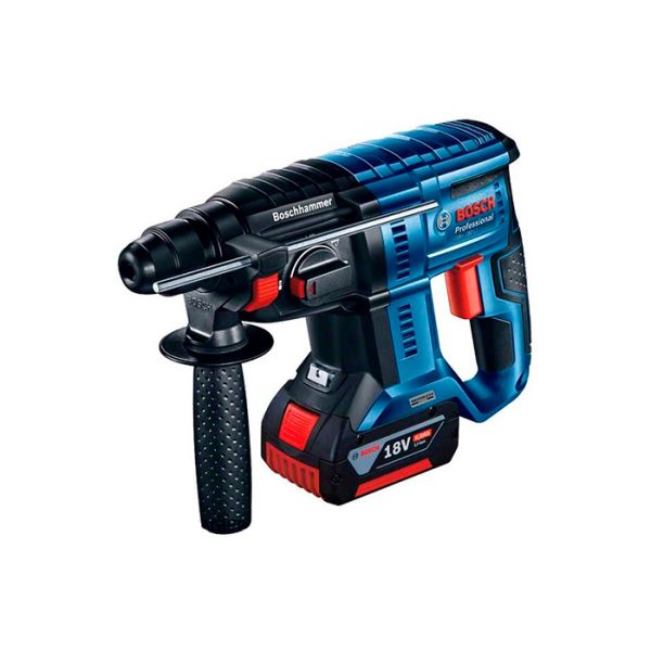 Акумуляторний перфоратор Bosch Professional GBH 180-Li з акб GBA 18V 4.0Ah, з/п GAL 18V-40 і набором свердл SDS-Plus 5 шт (0615990M9C)