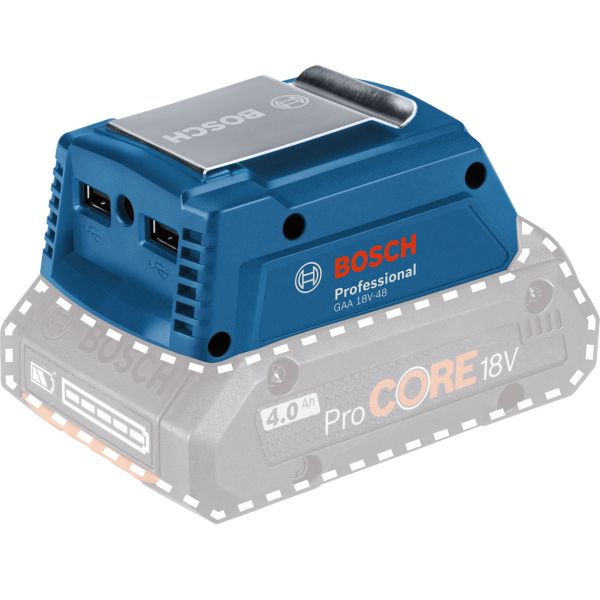USB-адаптер Bosch GAA 18V-48 Professional для зарядки гаджетів (06188000L6)