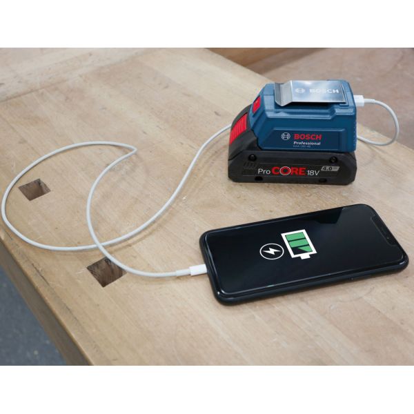 USB-адаптер Bosch GAA 18V-48 Professional для зарядки гаджетів (06188000L6)