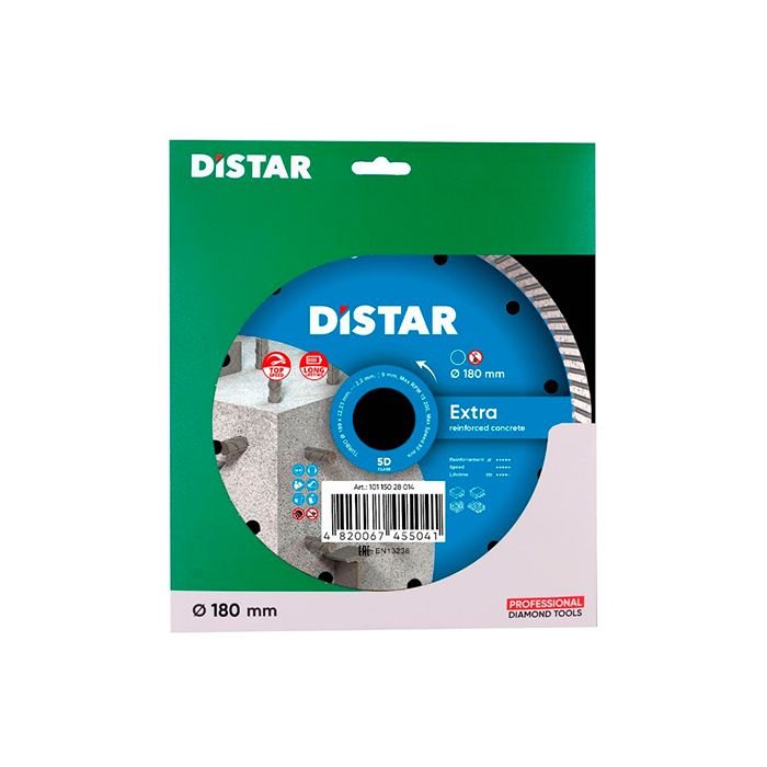 Диск алмазный по бетону Distar Turbo Extra 180x22.2x2.4 мм (10115028014)