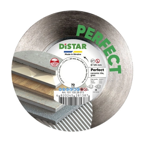 Круг алмазний вiдрiзний DISTAR 1A1R 125x22,23H Perfect (10115028015)