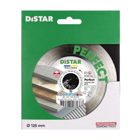 Круг алмазний вiдрiзний DISTAR 1A1R 125x22,23H Perfect (10115028015)