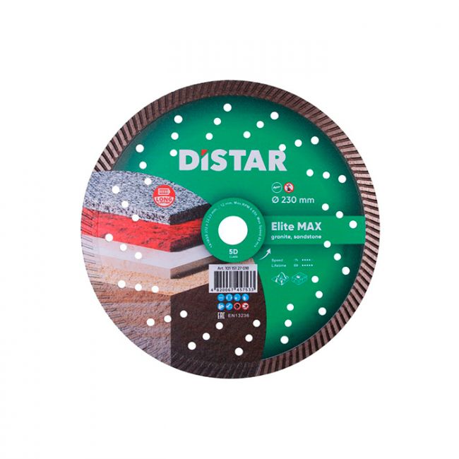 Диск алмазный по граниту Distar Turbo Elite Max 232x22.2x2.5 мм (10115127018)