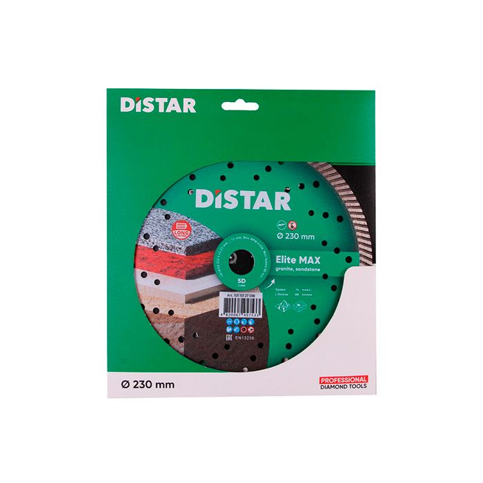 Диск алмазный по граниту Distar Turbo Elite Max 232x22.2x2.5 мм (10115127018)