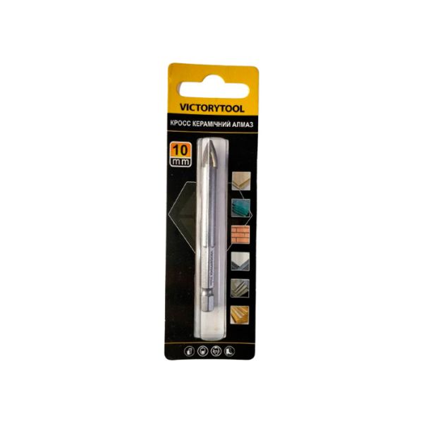 Свердло по плитці з шестигранним хвостовик VICTORYTOOL 6 мм (К106)