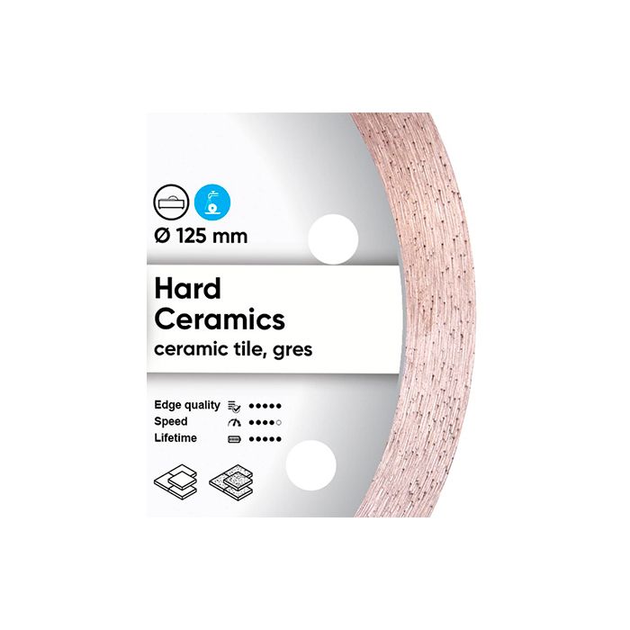 Диск алмазный по керамике Distar 1A1R Hard ceramics 125x22.2x1.4 мм (11115048010)