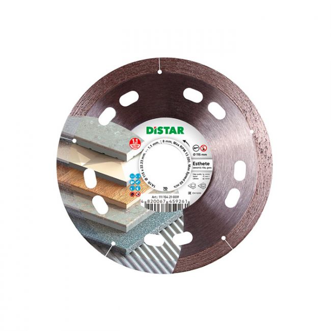 Диск алмазный по керамике Distar 1A1R Esthete 115x22.2x1.1 мм (11115421009)