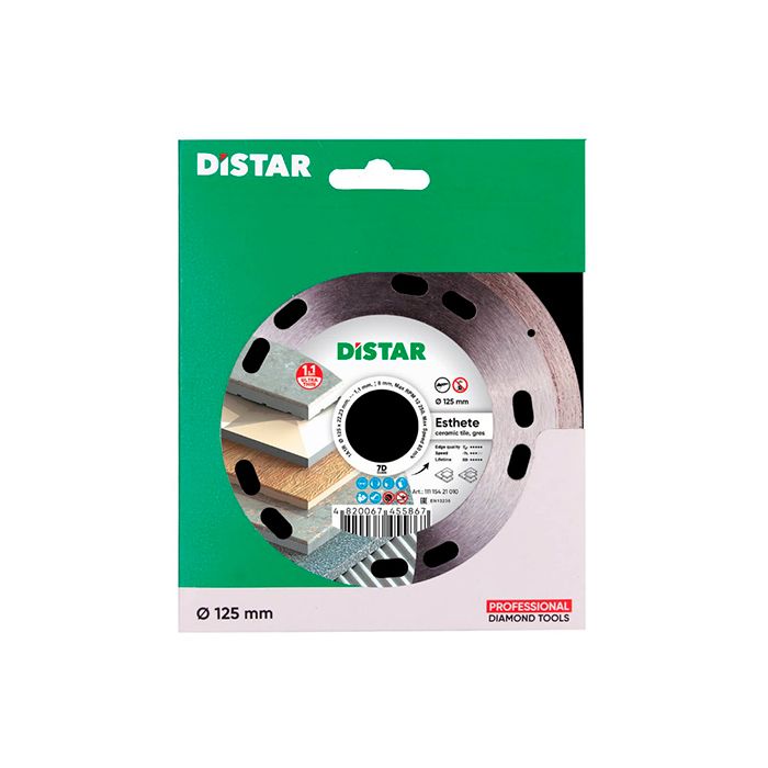 Диск алмазный по керамике Distar 1A1R Esthete 125x22.2x1.1 мм (11115421010)